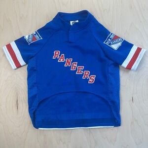 NHL New York Rangers Dog Jersey Pet Apparel Hockey Fan Gear Clothes